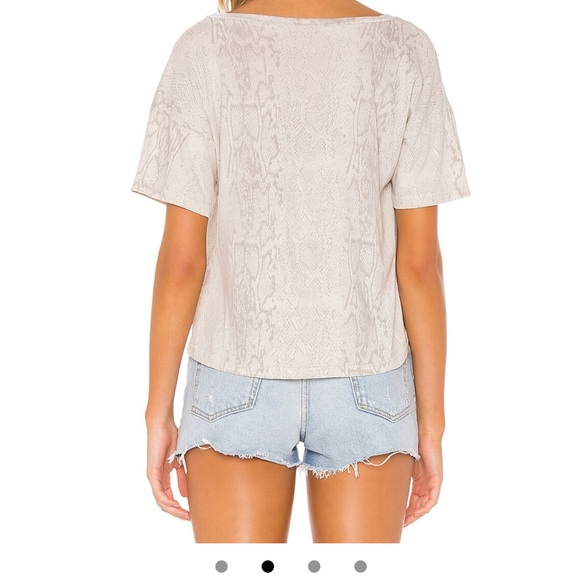 LNA boxy snakeskin tee - Picture 2 of 2